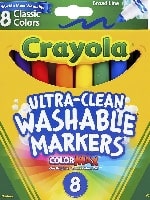 クレヨラ (Crayola) マーカー 水で落とせるマーカーペン